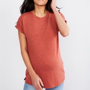 Maternity Boyfriend Fit Tee - Size Large